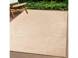 Alfombra Zizur Aspecto Yute Interior/exterior Beige 200x290 Cm