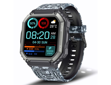 Smartwatch Batería Gran Reproducción de música Rastreador de Fitness Bluetooth Llamadas para IOS