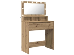 Mesas De Tocador | Mesa De Vestidor De Dormitorio Con Cajón Roble Artesanal