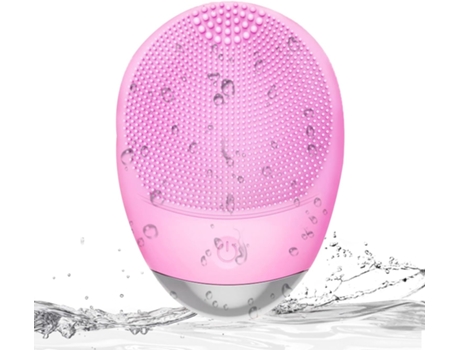 Cepillo de limpieza facial, 3 en 1 eléctrico de silicona suave impermeable, cepillo facial recargable por USB IPX7 resistente al agua, cepillo faci...