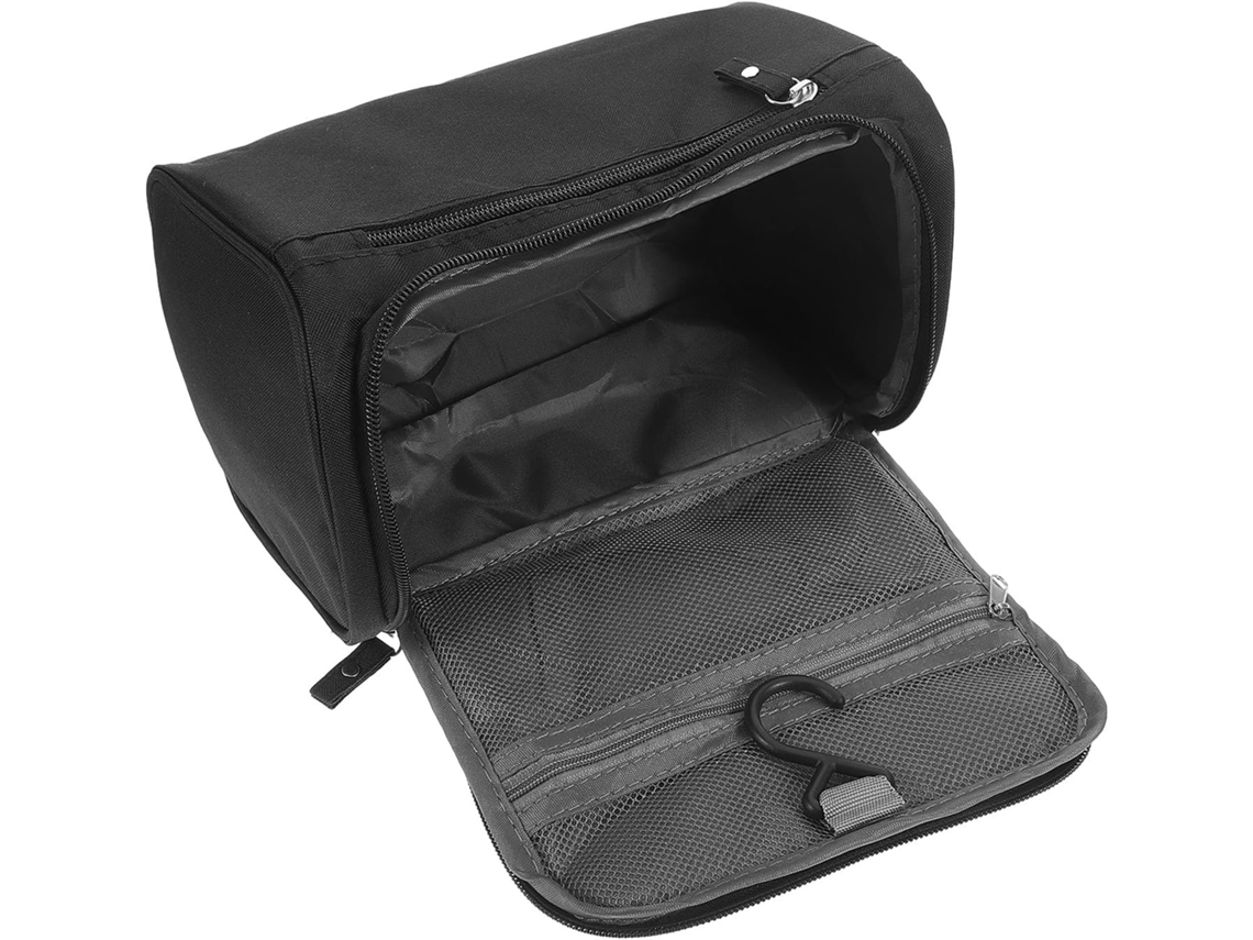 Neceser Impermeable Negro Para Hombre - Gran Capacidad Con Compartimentos Multicapa.