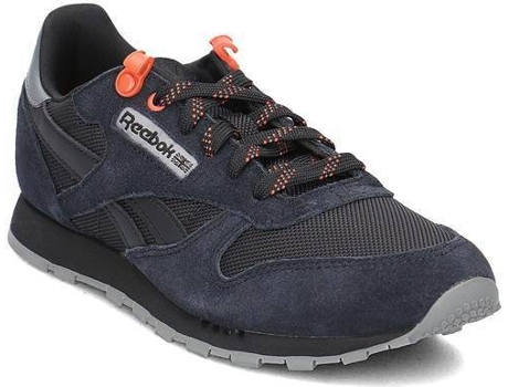 Zapatillas REEBOK Classic Leather Niños (34.5 - Negro)