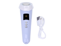Máquina de lifting facial y reafirmación de la piel con limpieza profunda y fototerapia para el rejuvenecimiento de la piel de color púrpura.