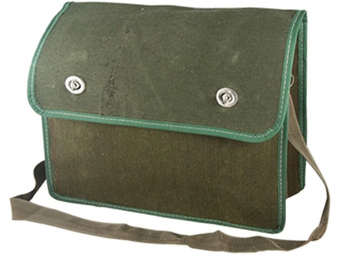 Correa De Hombro Ajustable. Ferretería. 2 Bolsillos. Verde Militar. Electricista.