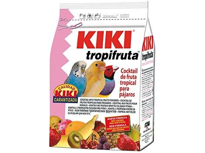 Alimentación para Canarios y Periquitos KIKI Tropifruta (150g - Sabor: Frutas)
