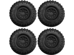 Neumático De Goma De 1,9 Pulgadas Para Coche Rc 1/10 Trx4//d90 Axial Scx10 Ii Iii Redcat-