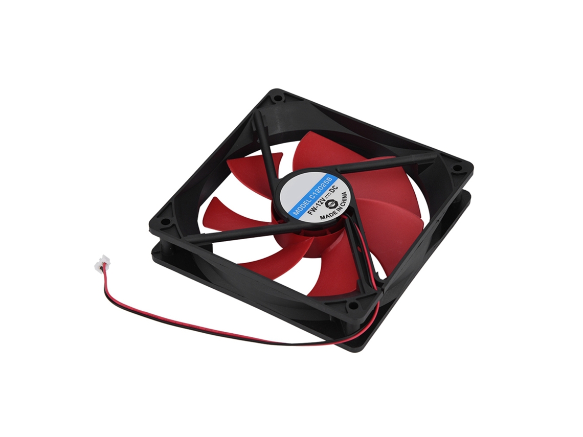 2 Unidades 120mm Ventilador De Enfriamiento De Gabinete De Pc De Alto Flujo De Aire Y Bajo Ruido Radiador De Cpu Cooler Computadora