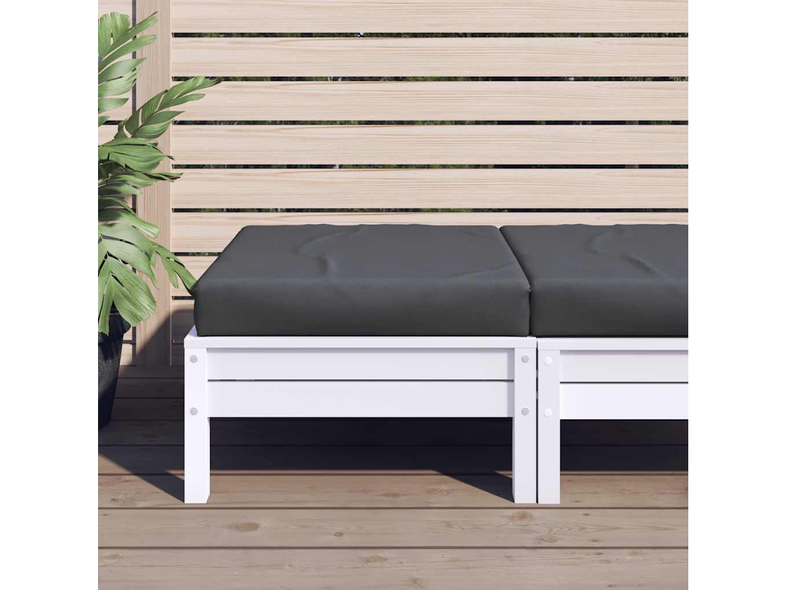 Cojín para sofá Pallet 60x60x9,5 cm Tela antracita HARLANV1