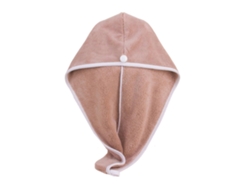 Gorro de microfibra para secar el cabello para mujer, de secado rápido, ideal para cabello rizado y ondulado. Color rosa claro. Rosewell