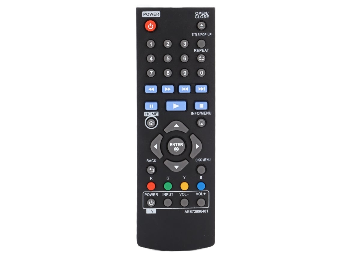 Mando A Distancia De Repuesto Para Reproductor De Dvd Lg Bp340 Bp135 Bp335w Akb73896401