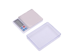 Báscula de cocina digital electrónica con pantalla LCD de alta precisión para pesar alimentos y frutas (3000 g/0,1 g)