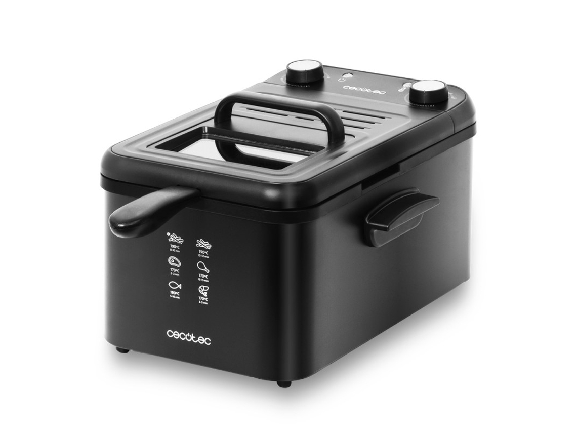 Freidora de Aceite CECOTEC CleanFry Infinity 3000 Negro