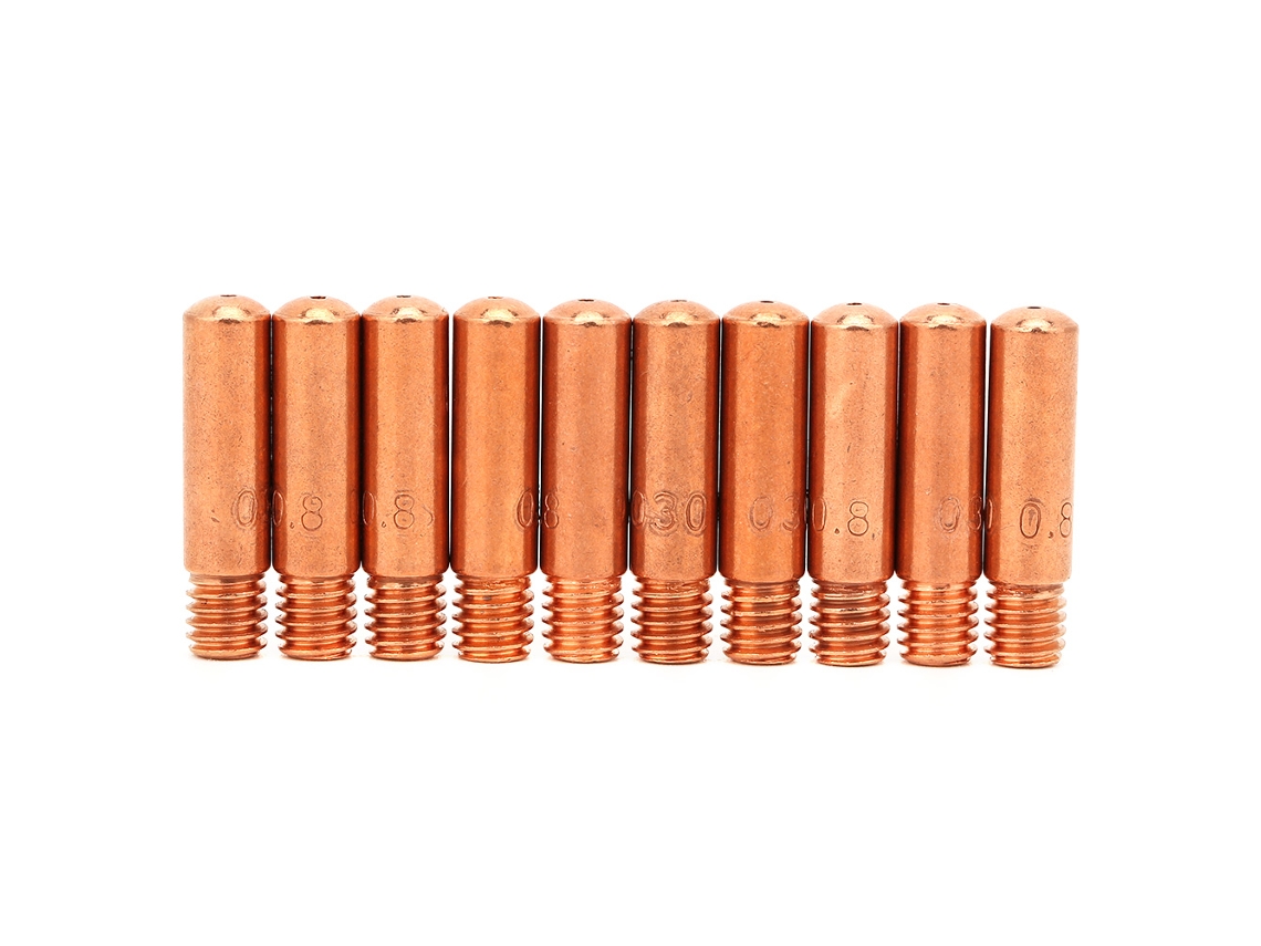 10 Puntas De Contacto 11-30 Para Pistolas De Soldadura Mig Tweco Mini/1 Y 100l