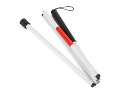 Bastón plegable portátil para personas ciegas, fabricado en aleación de aluminio, con lentes reflectantes, ideal para personas mayores.