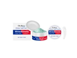 Polvo blanqueador dental eficaz para eliminar manchas.