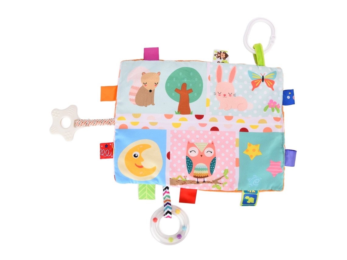 Manta De Seguridad Baby Moon Bunny, Juguete De Peluche Marrón, Cómoda, Desarrollo Táctico