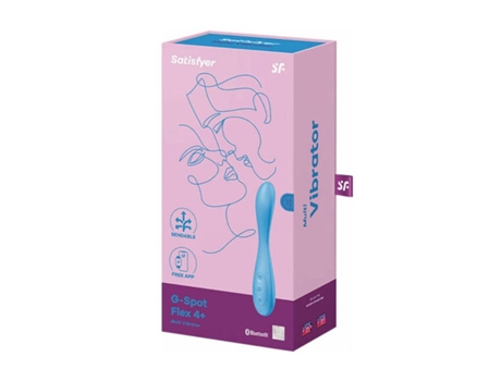 Satisfyer G-Spot Flex 4+ Multi-Vibrador Azul 1Un