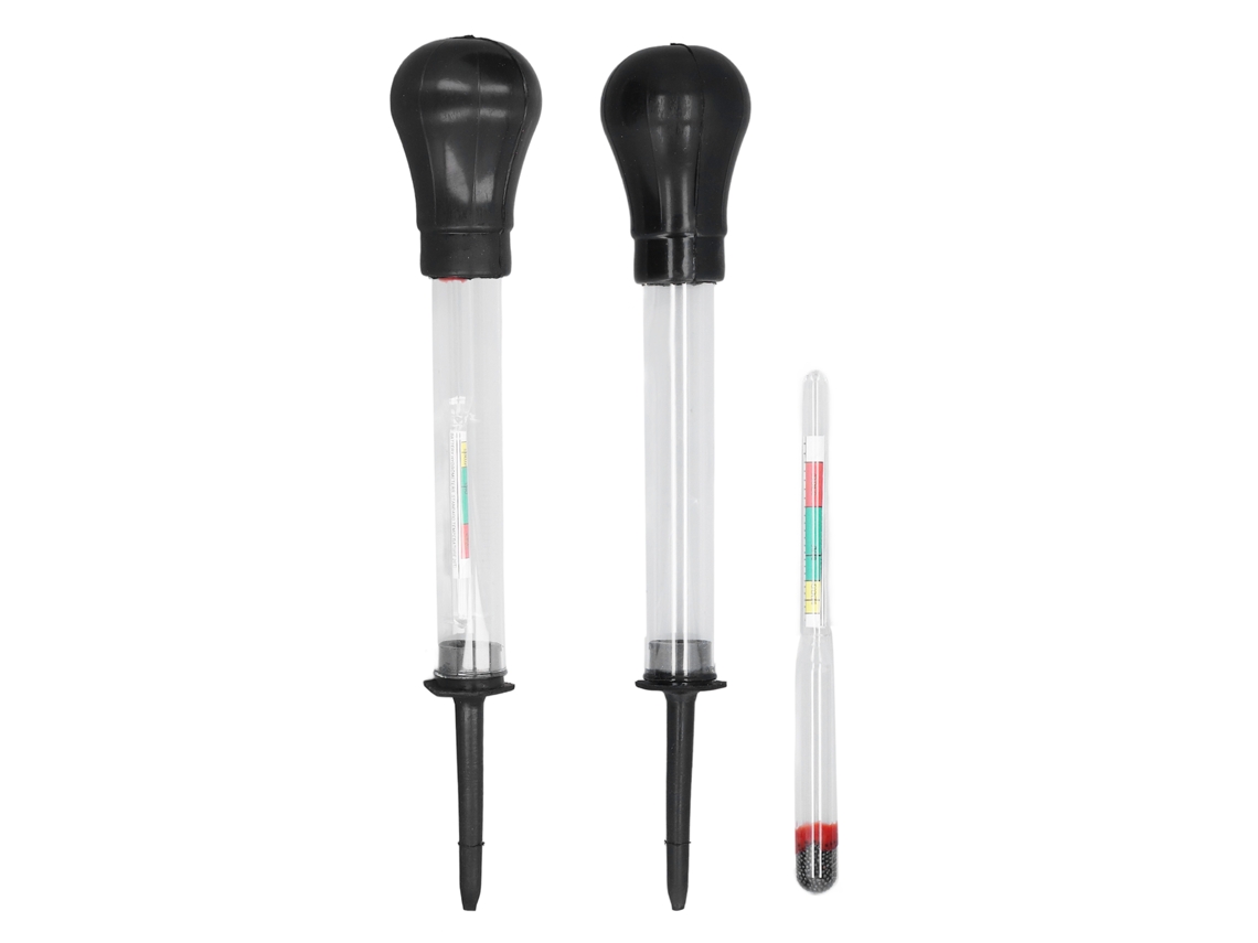 Kit De 2 Hidrómetros, Medidor De Densidad, Electrolito, Batería Para Coche, Barco, 1.100-1.300