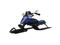 Trineo de nieve orientable, cojín ajustable, capacidad de carga de 80 kg, apto para niños mayores de 3 años, azul OEM