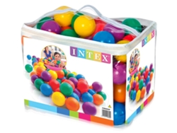 Pack 100 bolas multicolor 8 cm diámetro INTEX