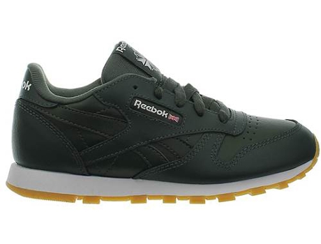 Zapatillas Deportivas REEBOK Classic Leather Kids Niños (Negro -Material Sintético -31)