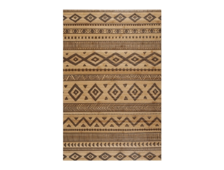 Alfombra de Bambú Natural Antideslizante STORESDECO (Bambú - 160 x 230 cm - Negro)