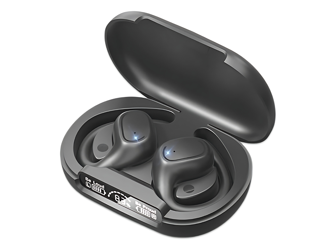 Auriculares Abiertos, Bluetooth 5.3, Pantalla LED, 58H TRUYUETY