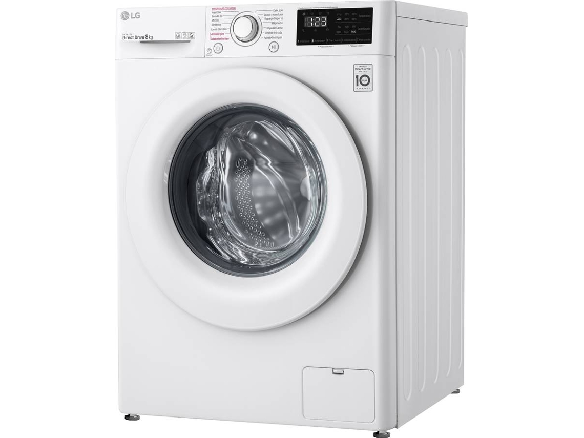 Lavadora LG F4WV3009S3W (9 kg - 1400 rpm - Blanco)