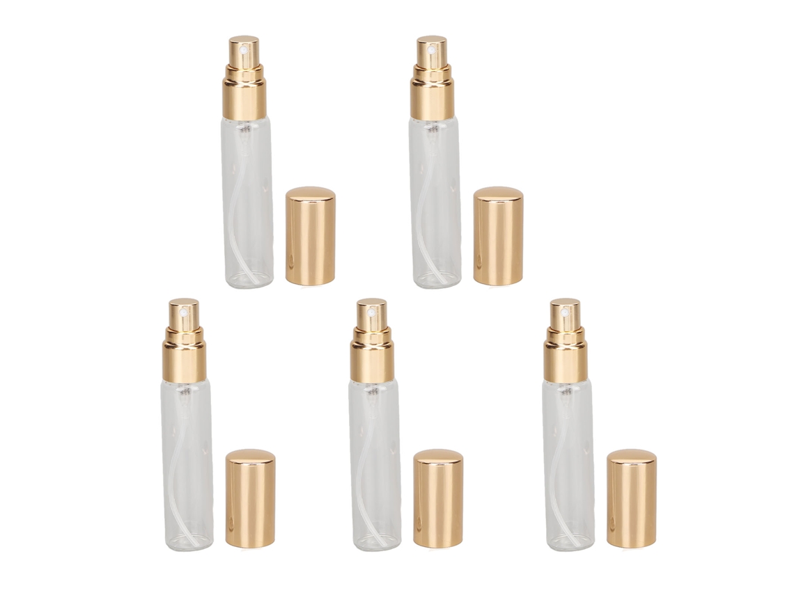 Botellas de perfume de vidrio de 10 ml, rellenables, a prueba de fugas y portátiles Vante
