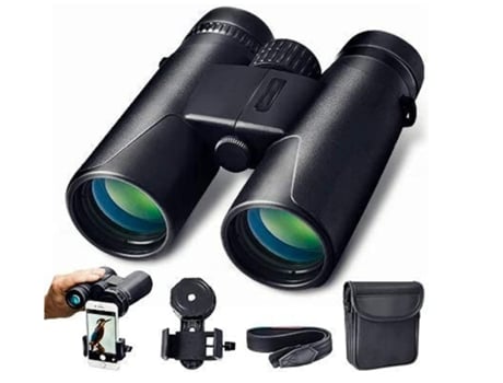 Telescopio Gafas de visión nocturna 100 Lente objetivo de película azul nocturna clara FMC Múltiples métodos de suministro de energía Pr-Negro YIZH...