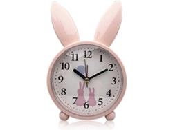 Reloj despertador infantil, reloj despertador, conejo, analógico clásico, GOKOCO
