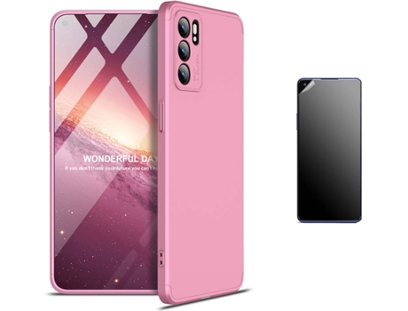 Carcasa + Protector Oppo Reno6 Slim Armor 360º Rosa BD-HF