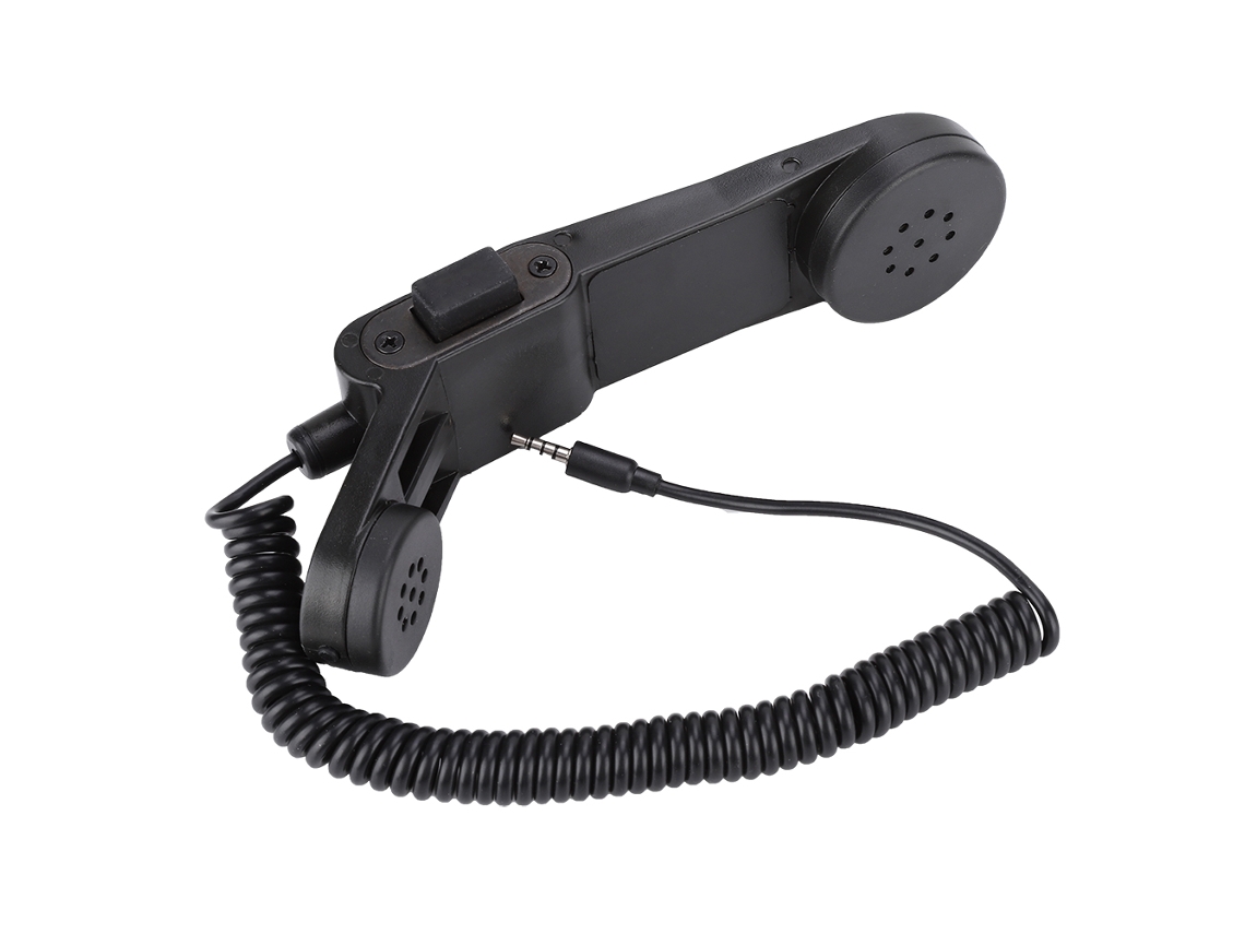 Micrófono De Radio Militar Portátil Con Altavoz Y Conector De 3,5 Mm Para Smartphone