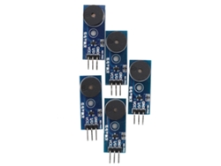 2026as-5 Piezas Módulo de zumbador pasivo de activación de bajo nivel 3.3~5V Control electrónico de 3 pines
