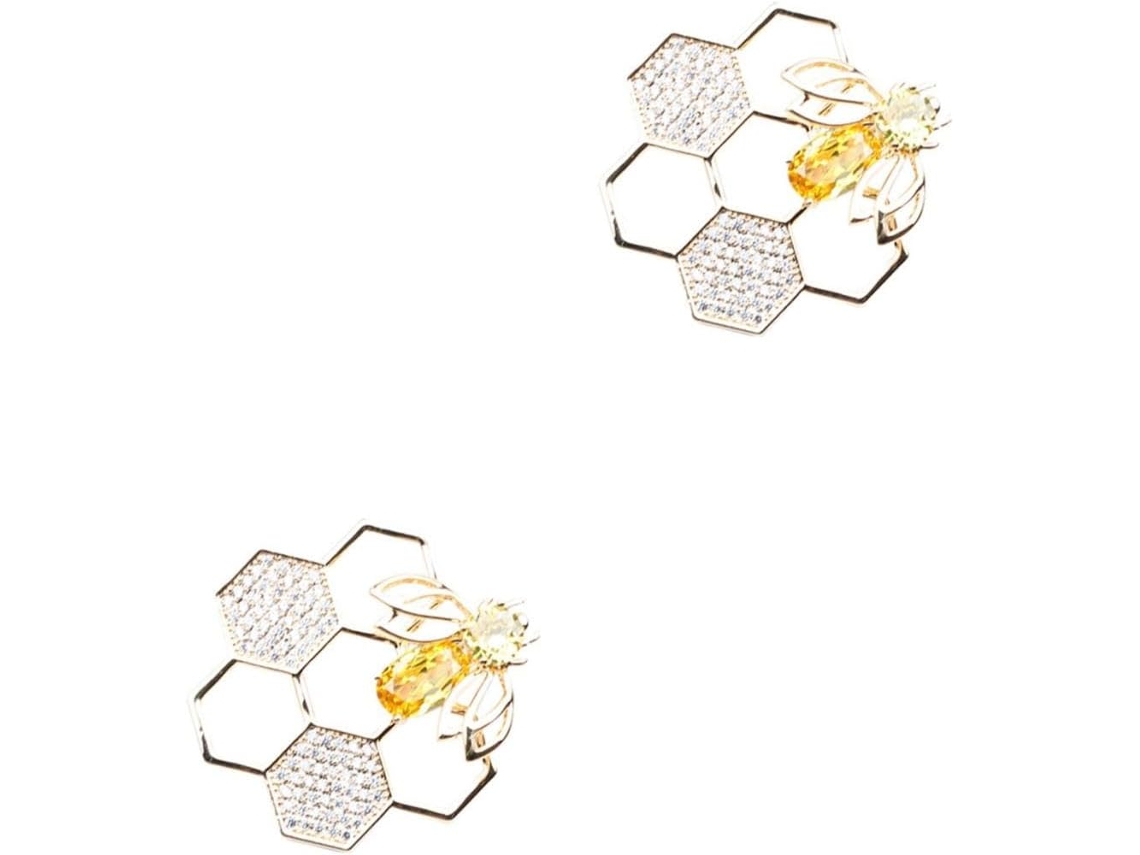 Pingentes Geométricos Em Formato De Favo De Mel Para Corsage, Broches Para Pulseiras, Roupas E Óculos De Sol.