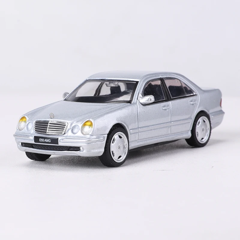 (prateado) Miniatura De Carro Mercedes-benz E55 Amg Em Liga Metálica Na Escala 1:64 E Modelo De Carro De Brinquedo