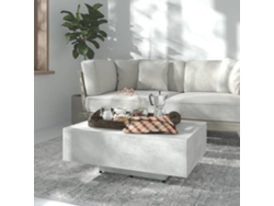 Mesa De Centro Madera Ingeniería Gris Hormigón 85x55x31 Cm