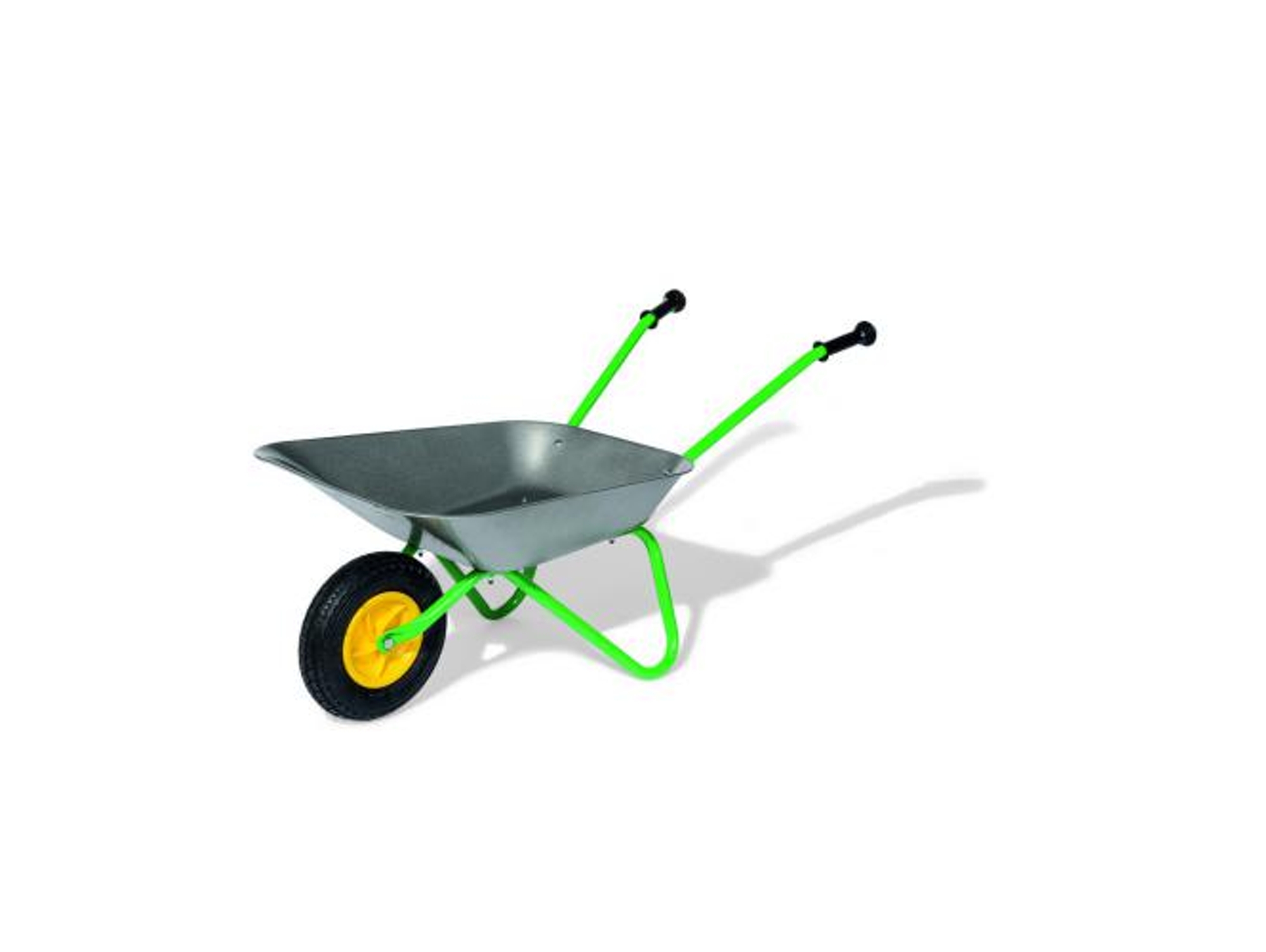 Carrito de Mano ROLLYTOYS de Metal Gris y Verde