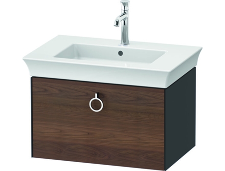 DURAVIT Tulip blanco, mueble de lavabo colgado en la pared, ancho 684 x fondo 458mm, con 1x extraíble, con tirador, WT42510