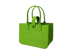 Bolsa de fieltro plegable, resistente a desgarros, ideal para ir de compras, picnics y uso diario. Amarilla. GOKOCO