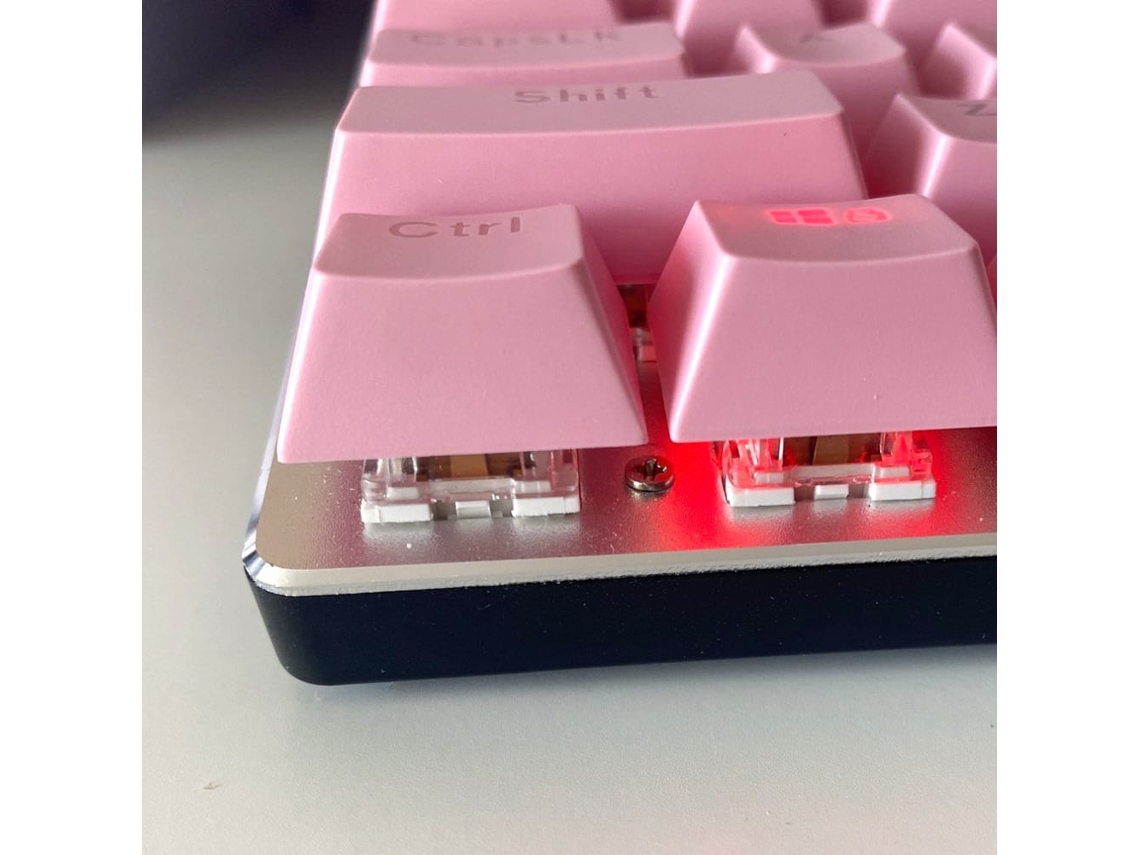 104 Teclas Mecánicas Universales, Teclas De Clip Para Pc (rosa)