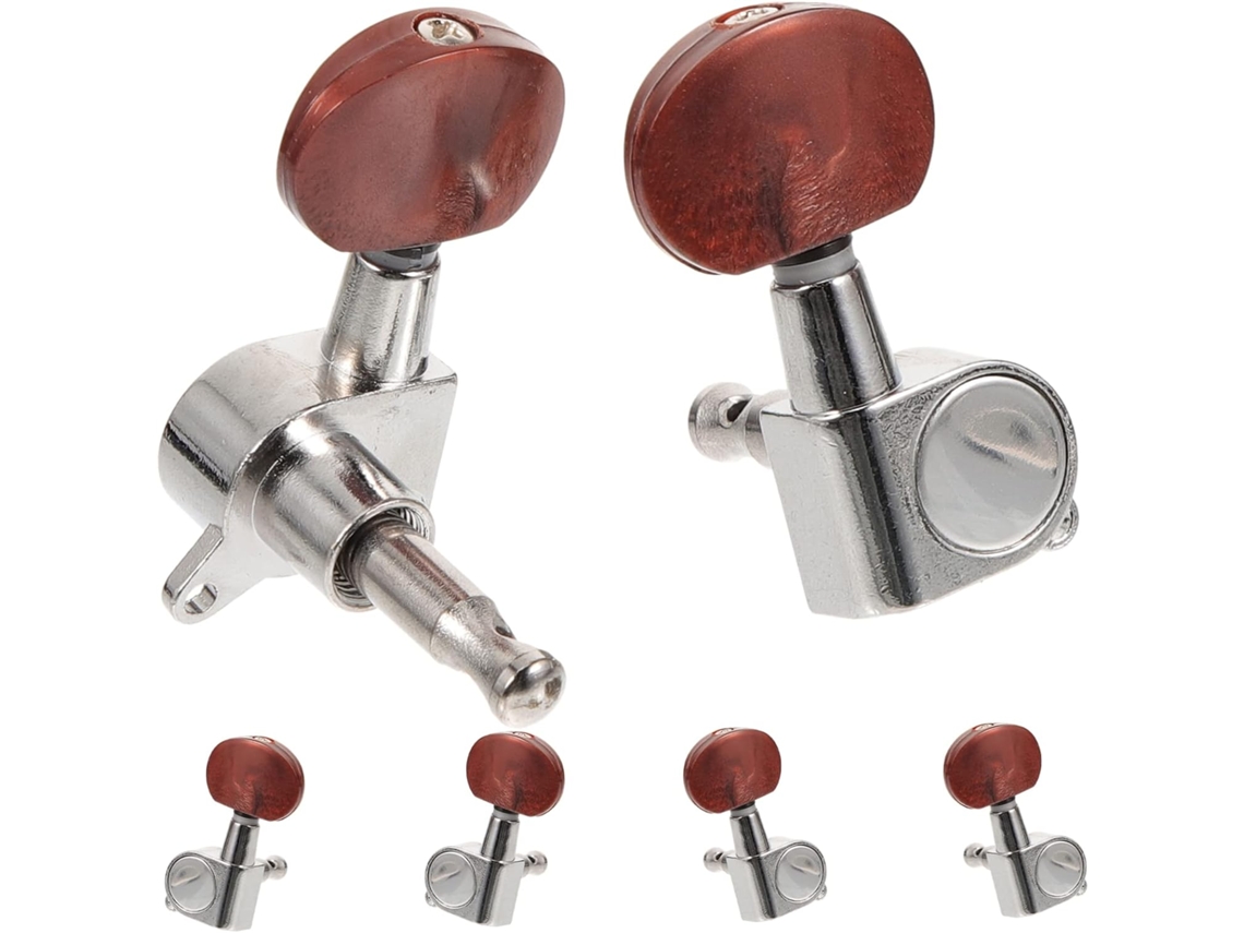 Juego De 6 Clavijas De Afinación Selladas Para Guitarras Acústicas Y Eléctricas, Color Ágata.