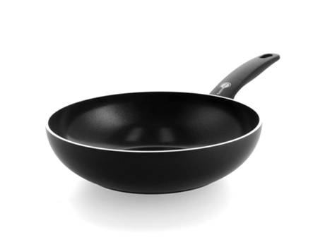 Sartén Wok de cerámica antiadherente saludable GREENPAN Cambridge de 28 cm/3.7 L, sin PFAS, negra