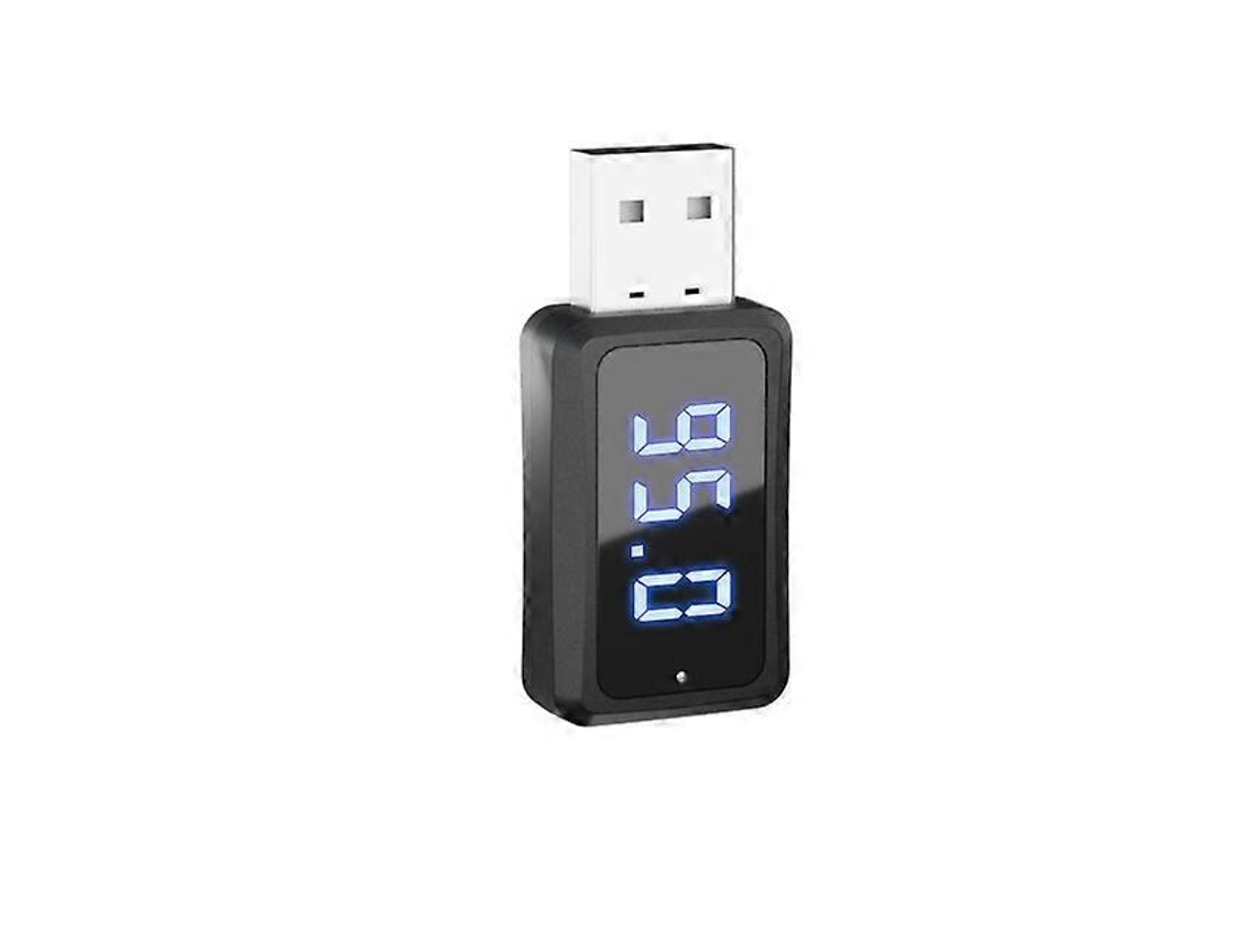 Transmisor y receptor Bluetooth 5.1 FM01 para coche, llamadas manos libres, minicargador USB, kit de audio inalámbrico para coche, radio FM Rosewell