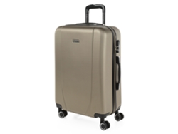 Maleta Abs Mediana Itaca Tiber Champagne (42x65x24 Cm - 68l)