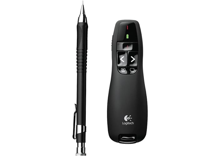Presentador LOGITECH R400 Negro Inalámbrico (Con Laser)