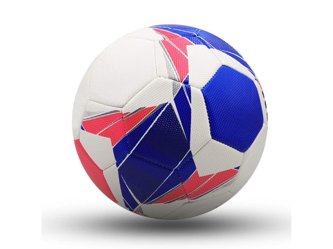 Balón Fútbol Talla 5 Azul/blanca/roja 21,5cm, Para Adultos/estudiantes