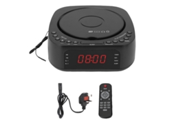 Reproductor De Cd Reloj Despertador Cd Mp3 Radio Bluetooth De Escritorio Portátil Con Enchufe Uk