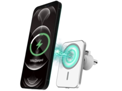 Cargador Sem Carro Mi para iPhone 13 Pro/12 Pro/13/12/13 Mini YIZHOOD Blanco