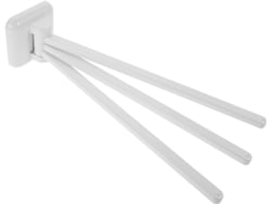 Suporte Giratório De Toalhas Com 3 Braços Em Abs Branco Para Cozinha E Banheiro, Suporte Para Pendurar Toalhas E Panos
